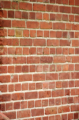 Buy stock photo a photo of a very old brick wall