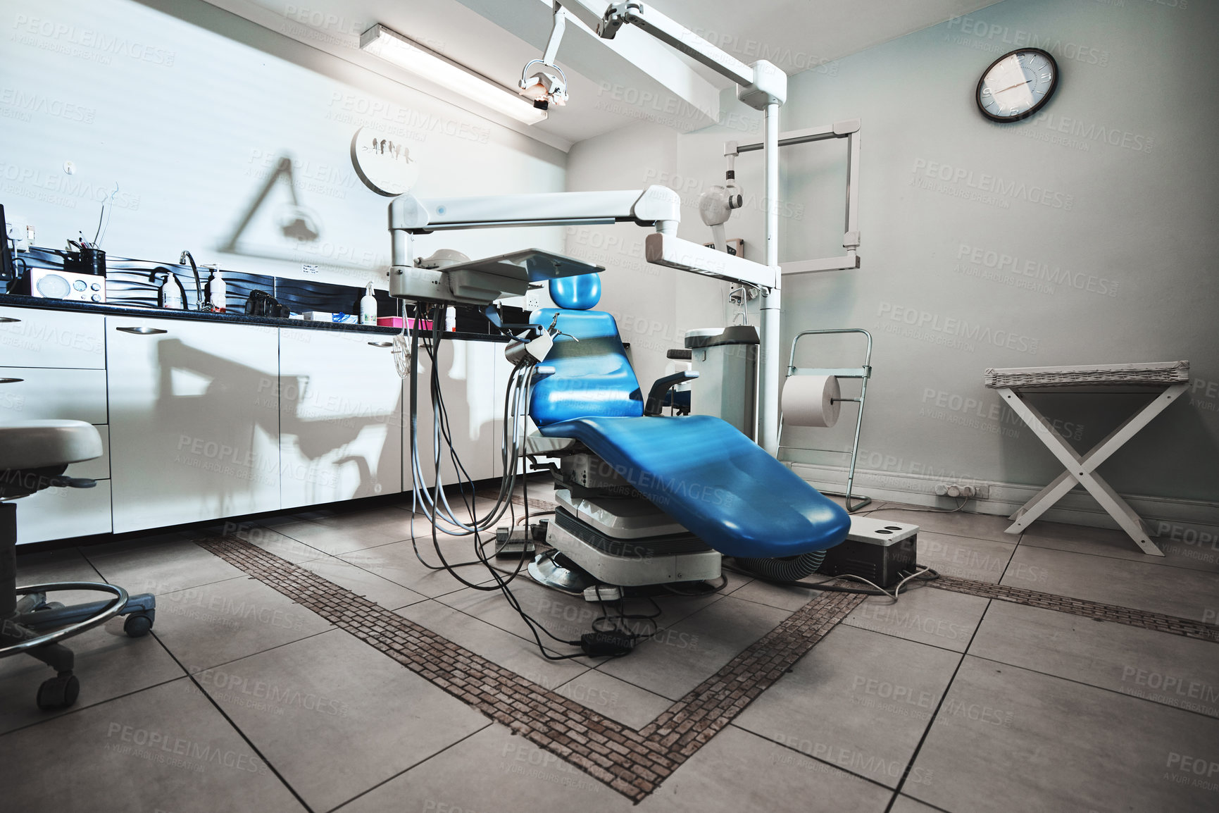Buy stock photo .Shot of an empty modern dentist’s office