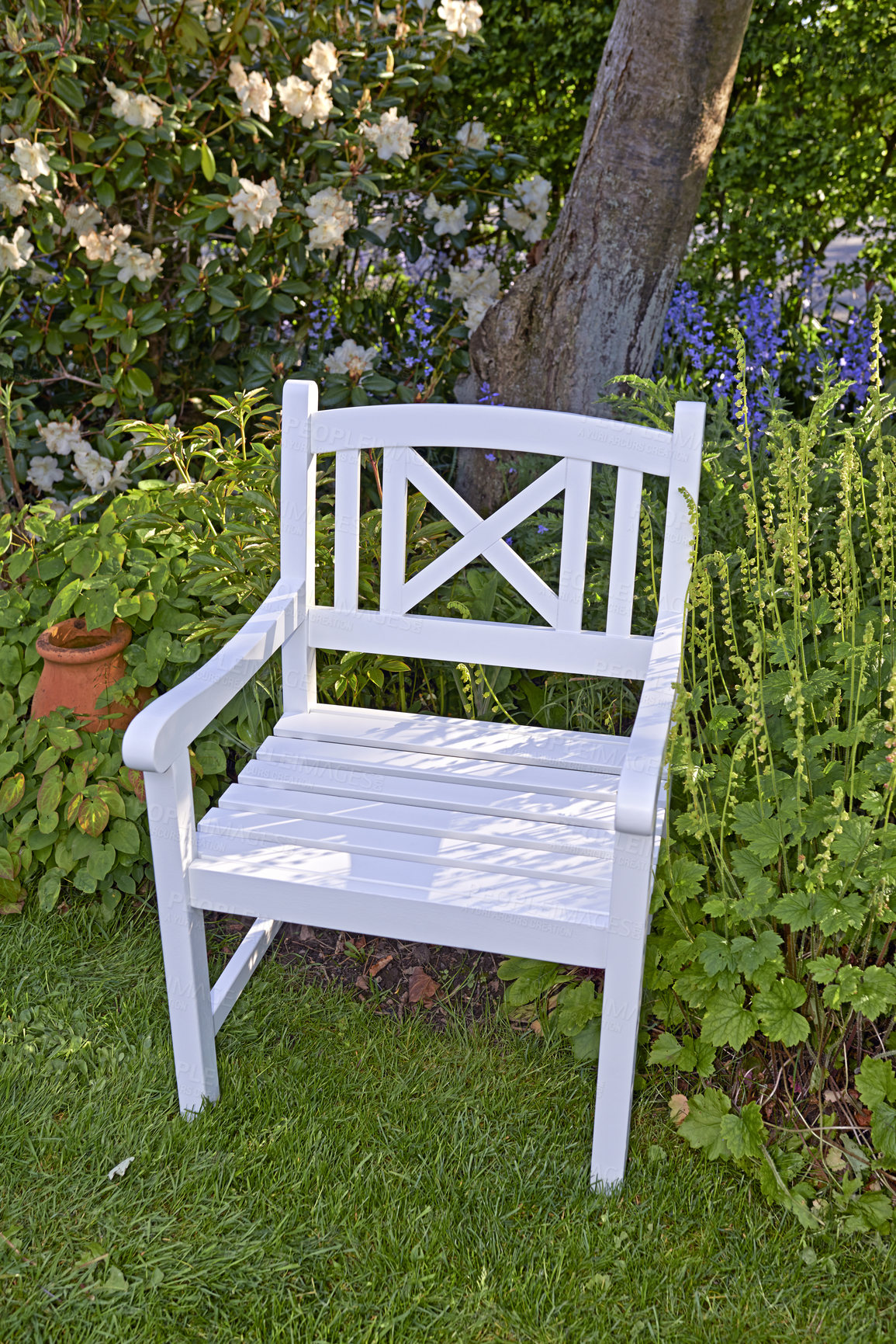 Buy stock photo The private spot of the Gardener - the beauty of garderning 