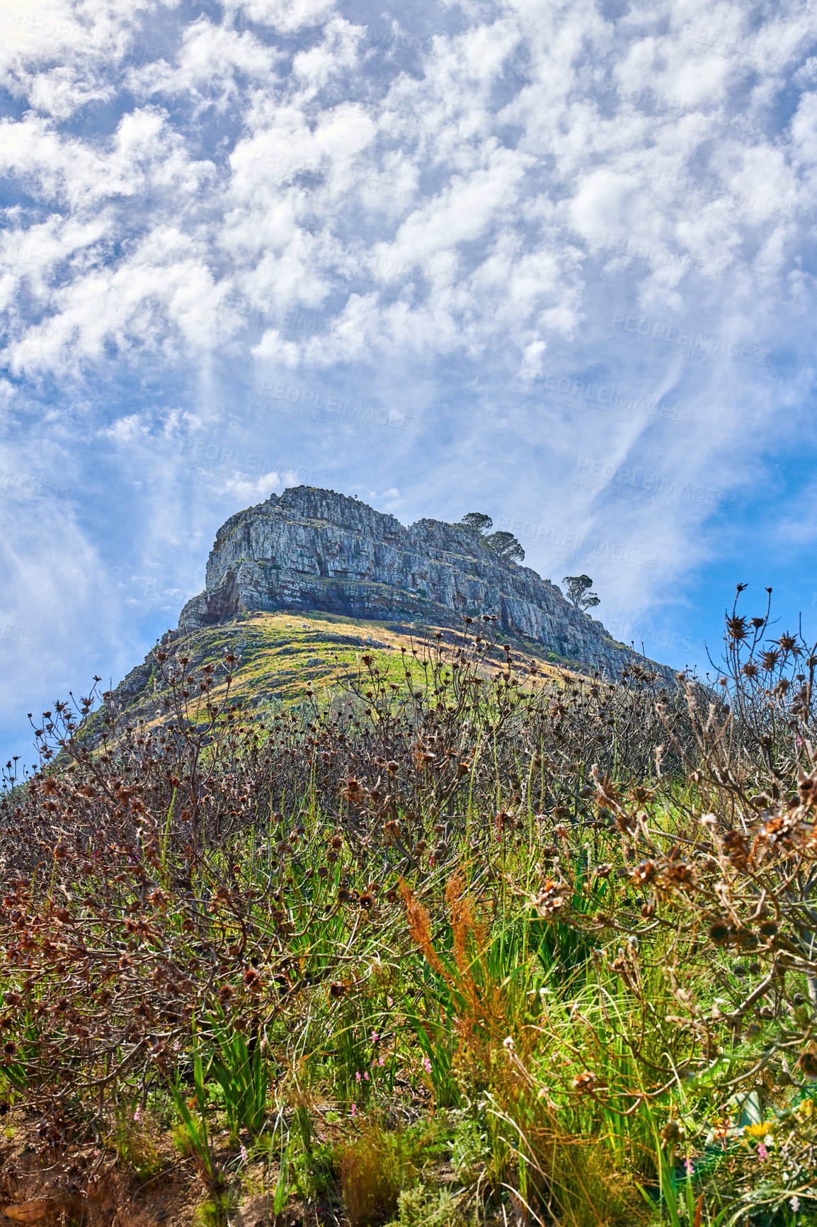 Buy stock photo A photo of Lions Head and surroundings. Cape Town, Western Cape, South Africa.