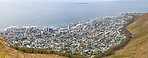 Aerial panorama photo of Cape Town