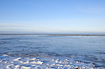 Danish Winter landscape by the coast of Kattegat