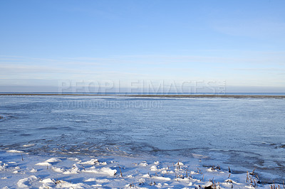 Buy stock photo Photos of Danish winter by the coast of Kattegat.