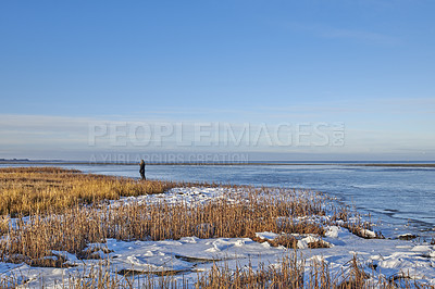 Buy stock photo Photos of Danish winter by the coast of Kattegat.