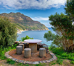 A photo picnic area near Shapmanns Peak Road, Cape Town, South Africa