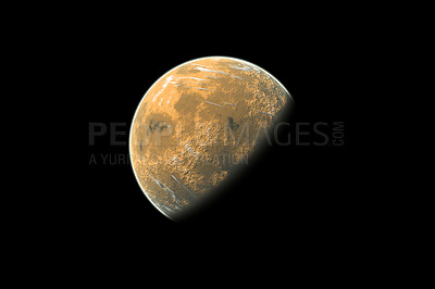 Buy stock photo An imaginary, fantasy planet (science fiction)