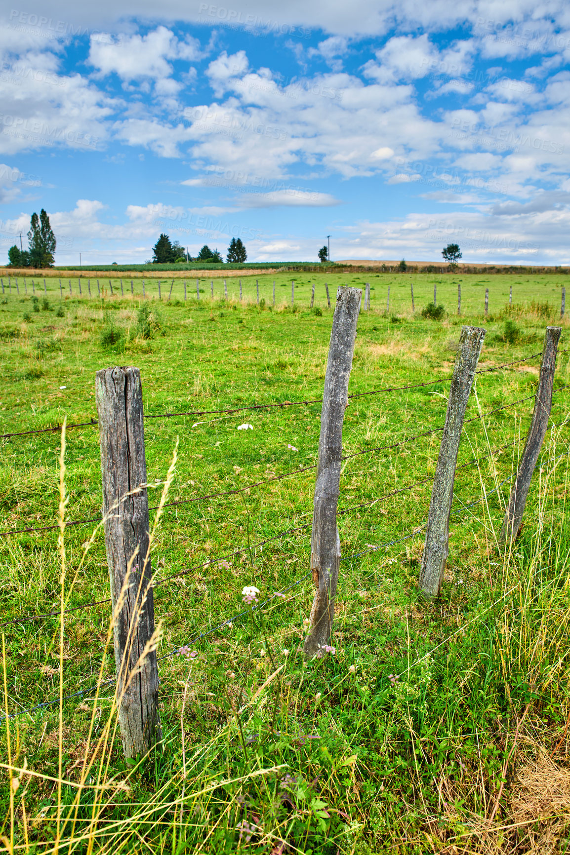 Buy stock photo A series of photos of countryside, farmland and forest close to Lyon, France