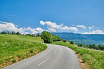 Countryside, farmland and forest - close to Lyon, France