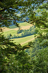 Countryside, farmland and forest - close to Lyon, France