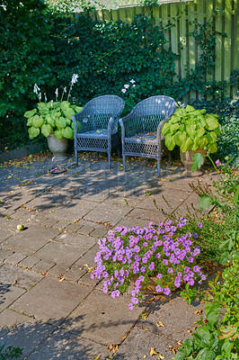 Buy stock photo The private spot of the Gardener - the beauty of garderning 