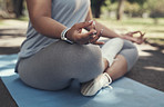 Yoga in nature is so calming