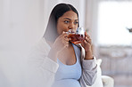 A sip of tea is what keeps the morning sickness at bay