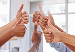 Thumbs up for teamwork!
