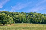 Countryside, farmland and forest - close to Lyon, France