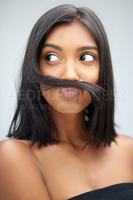 Buy stock photo Closeup shot of a beautiful young woman