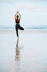 The steadiness in the tree pose helps you calm your mind