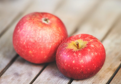 Buy stock photo Fresh apples in natural setting