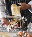 Freshly made pasta for your pleasure