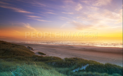 Buy stock photo Beaceful beach, coast and ocean