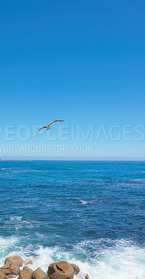 Buy stock photo Beaceful beach, coast and ocean