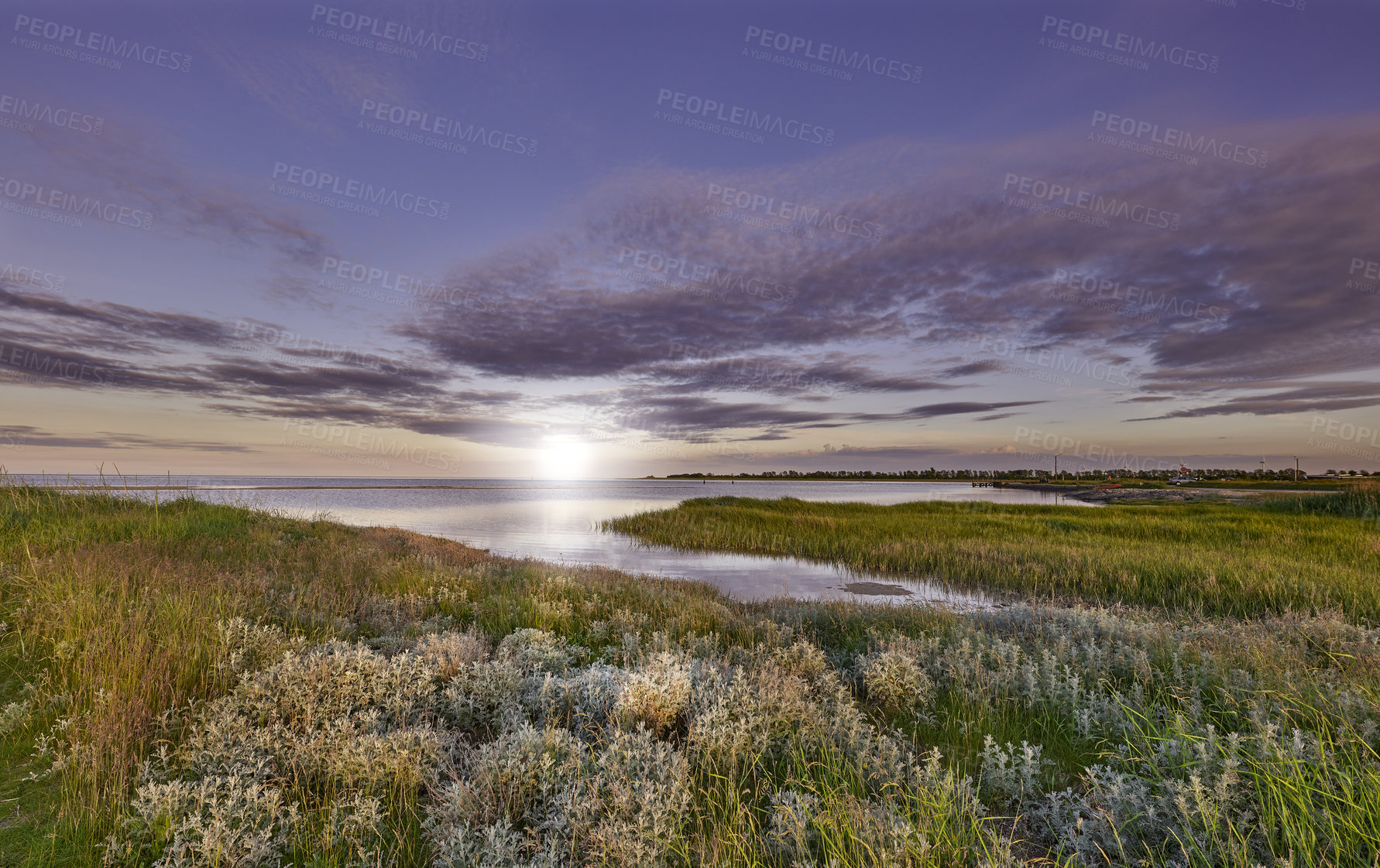 Buy stock photo Beaceful beach, coast and ocean