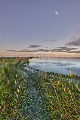 Buy stock photo Beaceful beach, coast and oceanBeaceful beach, coast and ocean