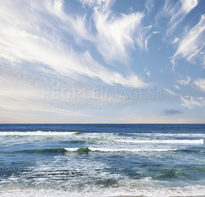 Buy stock photo Beaceful beach, coast and ocean