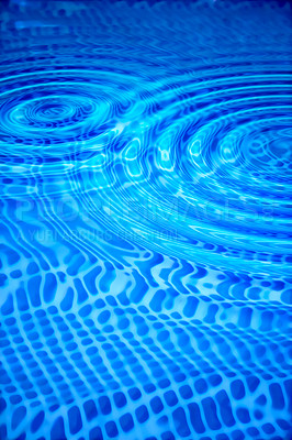 Buy stock photo Ripples in the pool