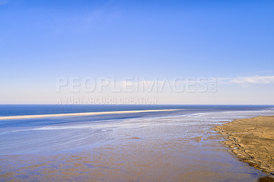 Buy stock photo The east coast of Jutland facing Kattegat