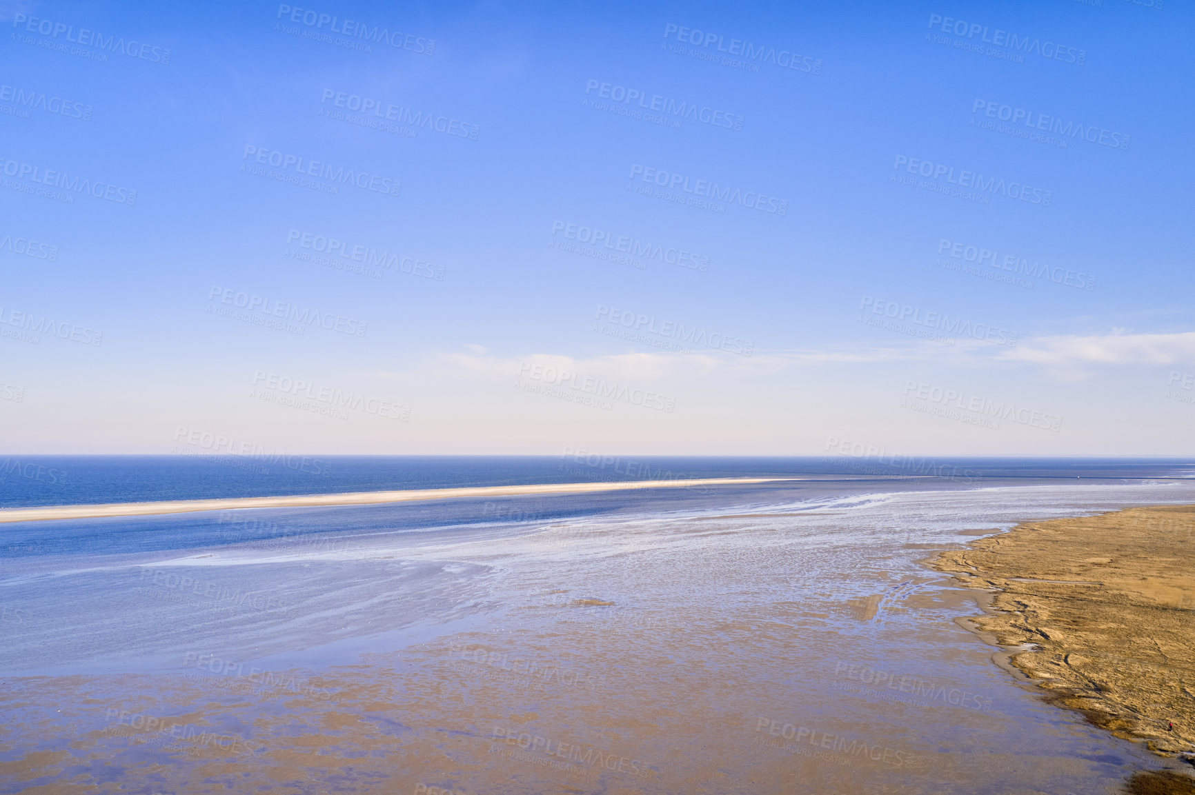 Buy stock photo The east coast of Jutland facing Kattegat