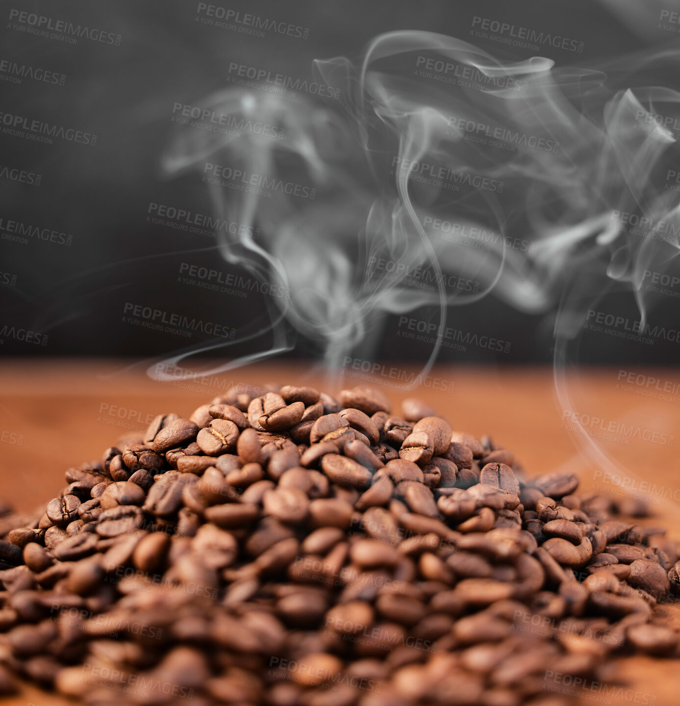 Buy stock photo Still life shot of coffee beans