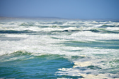 Buy stock photo Beach, coast and ocean