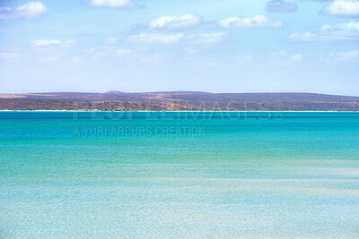 Buy stock photo Beach, coast and ocean