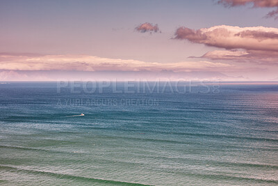 Buy stock photo Beach, coast and ocean