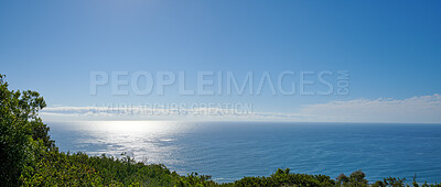 Buy stock photo Beach, coast and ocean