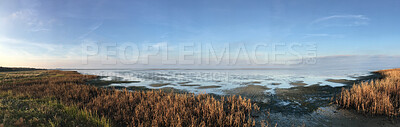 Buy stock photo Beach, coast and ocean