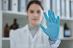 Always wear gloves when working in a lab