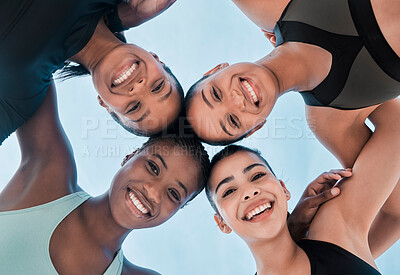Buy stock photo Shot of a group of friends spending time together