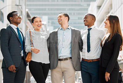 Buy stock photo Shot of a group of lawyers together