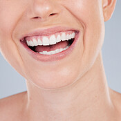 Perfect Smile Example A shining example of the perfect smile | Buy Stock Photo on ...