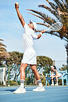 Getting the right height for the perfect serve