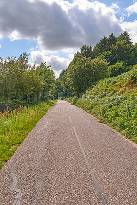 Buy stock photo A road from here to there