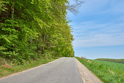 Buy stock photo A road from here to there