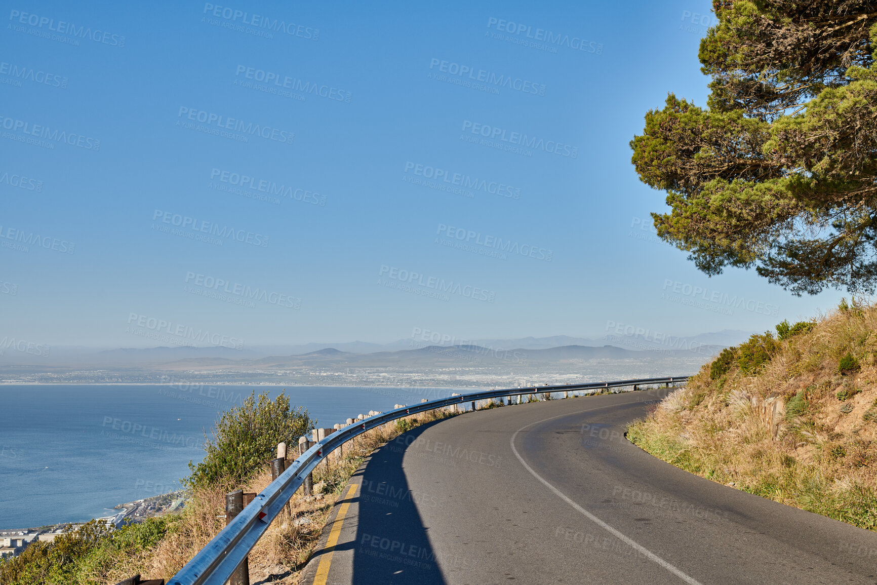 Buy stock photo A road from here to there