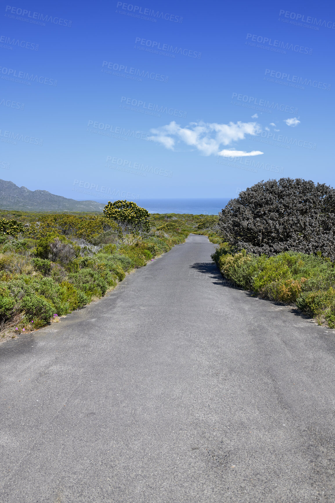 Buy stock photo A road from here to there