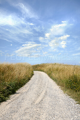 Buy stock photo A road from here to there