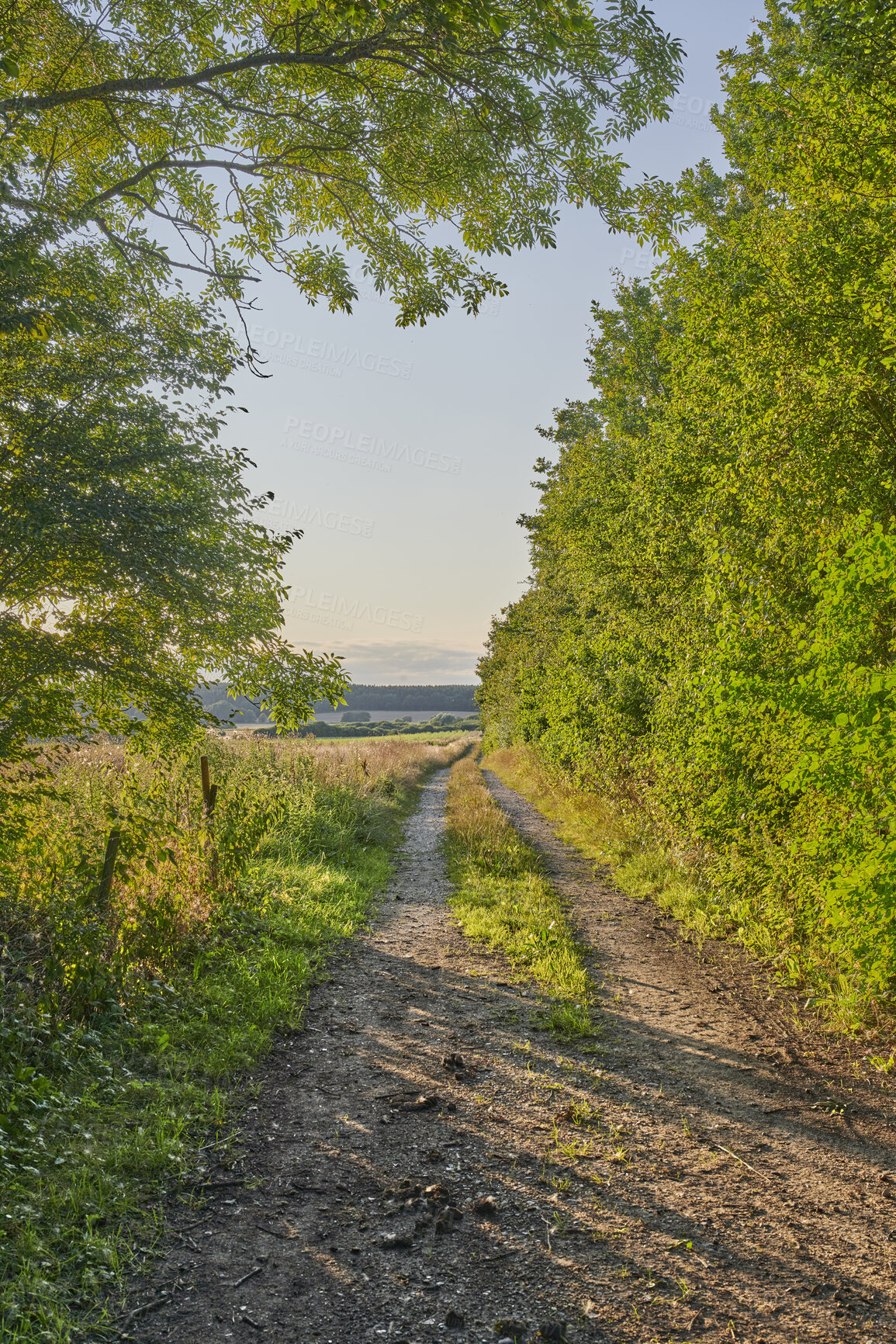 Buy stock photo A road from here to there