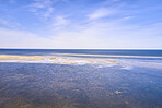 Calm beach and sea