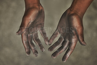 Buy stock photo Shot of an unrecognizable firefighters hands