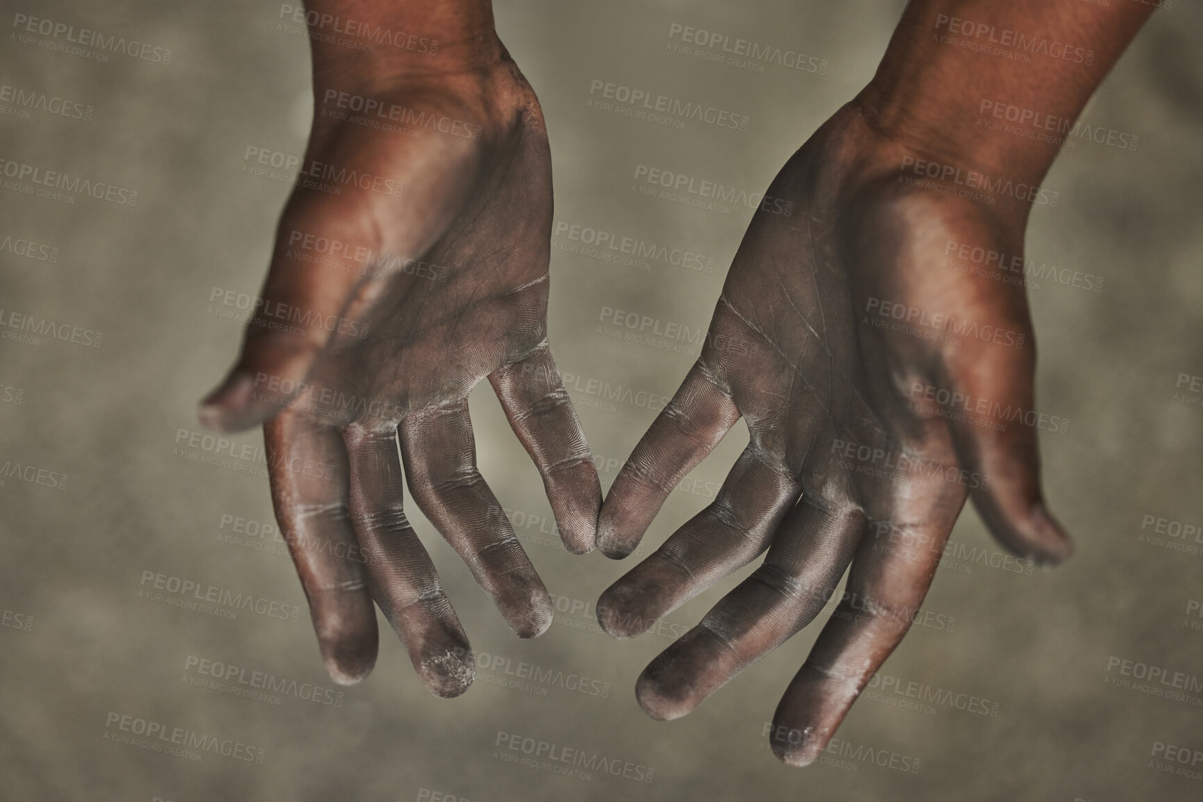 Buy stock photo Shot of an unrecognizable firefighters hands